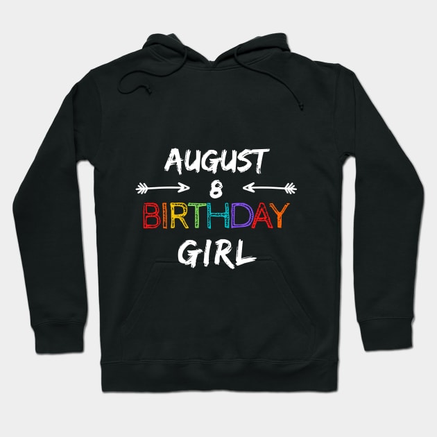 Born in August Birthday Girl Leo Virgo Zodiac Chocolate Cute Funny Shirt 2020 Meme Summer Party Cake Balloons Wedding Anniversary Cute Funny Inspirational Motivational Present Hoodie by EpsilonEridani